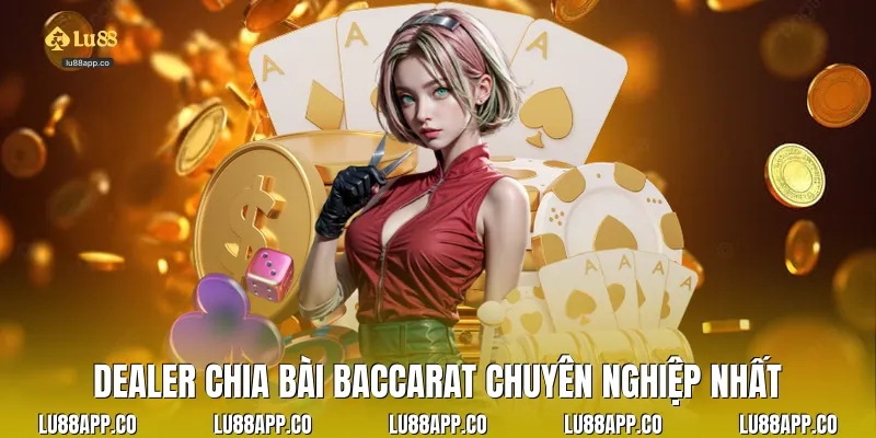 Dealer chia bài baccarat chuyên nghiệp nhất