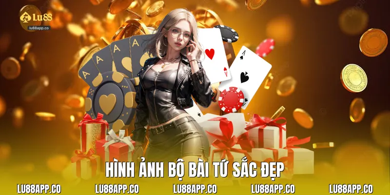 Hình ảnh bộ bài tứ sắc đẹp